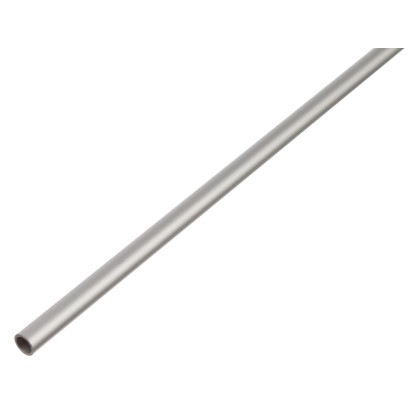 Kulatá trubka stříbrná eloxovaná 12 mm x 12 mm x 2000 mm