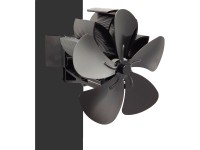 M.A.T. Ventilátor krbový na kouřovod MAGNETIC, černá, 160 x 135 x 135 mm