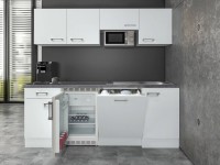 Flex-Well Kuchyně Joelina 210 cm/typ 4 - lednice/mikrovlnka/myčka