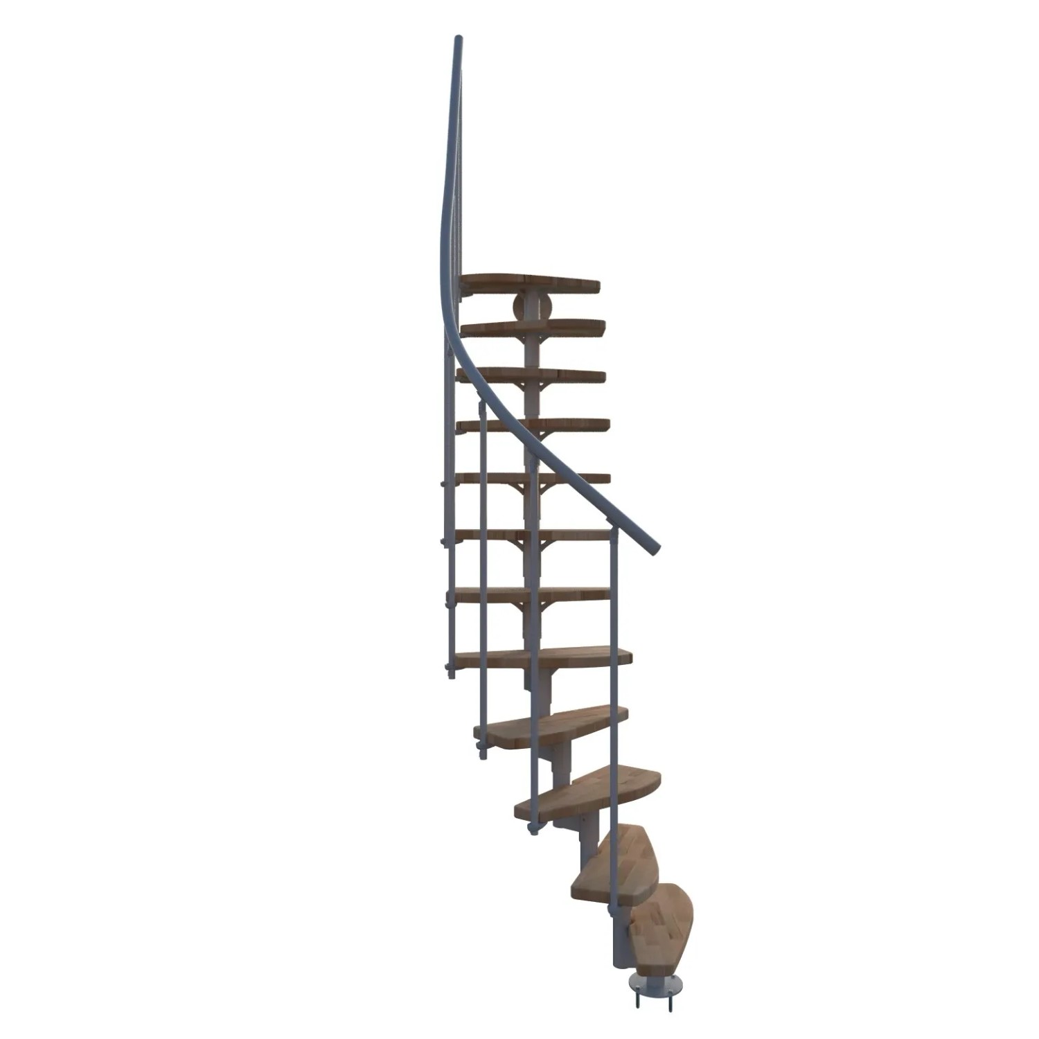 Minka STAIRS modulové schodiště Monte Carlo buk/bílá, 293,8 cm