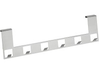 WENKO Věšák na dveře Anzio s 6 háčky nerezový matný 4,5 x 11 x 39 cm