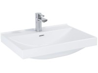 Roca Zápustné umyvadlo Cairo, bílá s vysokým leskem, 6,5 x 81 x 46 cm