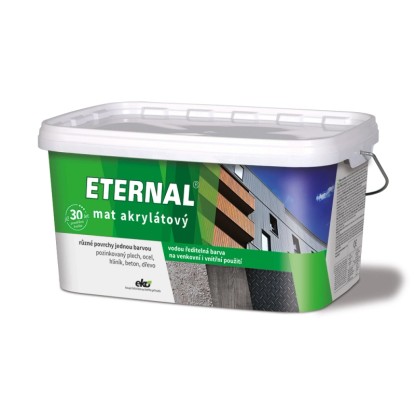 Eternal Mat Akrylátová univerzální barva na dřevo kov beton palisandr 5 kg