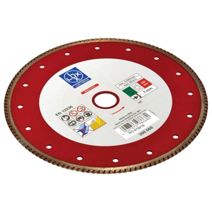 Diamantový řezný kotouč LUX s plným okrajem, průměr 230 mm pro úhlové brusky.