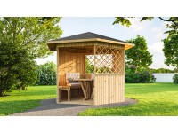 Weka Dřevěný zahradní altán 233, 283 x 327 x 245 cm