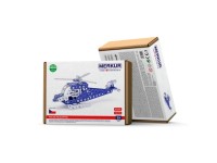 Merkur Dětská kovová stavebnice 054 Policejní vrtulník, 142 dílků