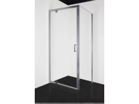 Sanotechnik Sprchová zástěna Fixglas Elite Chrom F80, 6 mm, 78,5-80 x 195 cm