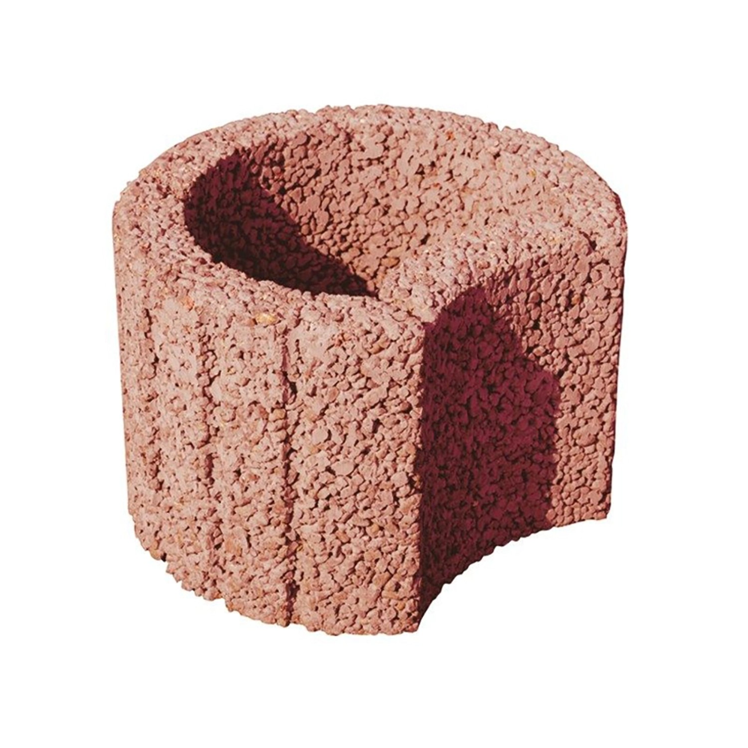 Semmelrock Svahová tvárnice Rundflor červená 25 x 30 x 20 cm