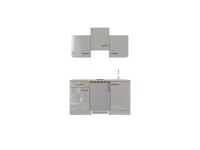 Flex-Well Kuchyně Lund 150 cm/typ 1 - lednice/varná deska