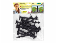 NOHEL GARDEN Kolík kotvící plastový černý 12 cm, 15 ks