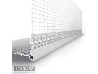 Likov Rohová lišta s viditelnou hranou LK-VH PVC 100 x 100 x 2500 mm Likov Rohová lišta s viditelnou hranou LK-VH PVC 100 x 100 x 2500 mm