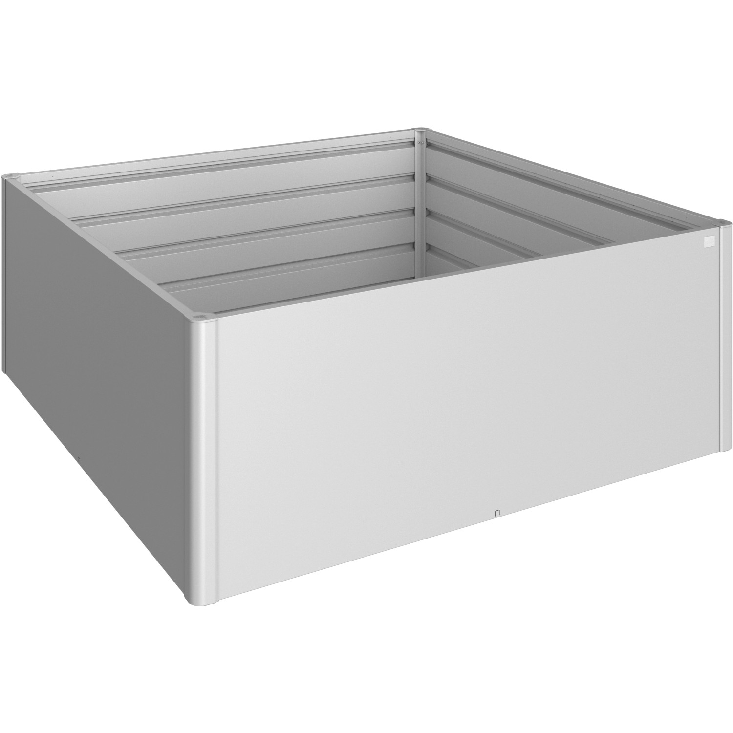 Biohort Vyvýšený záhon 2 x 2 stříbrný, 201 x 201 x 77 cm