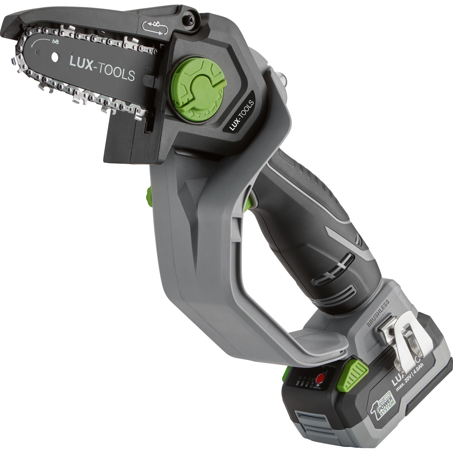 LUX-TOOLS 1 PowerSystem Aku vyvětvovací pila A-EAS-20/154 Set