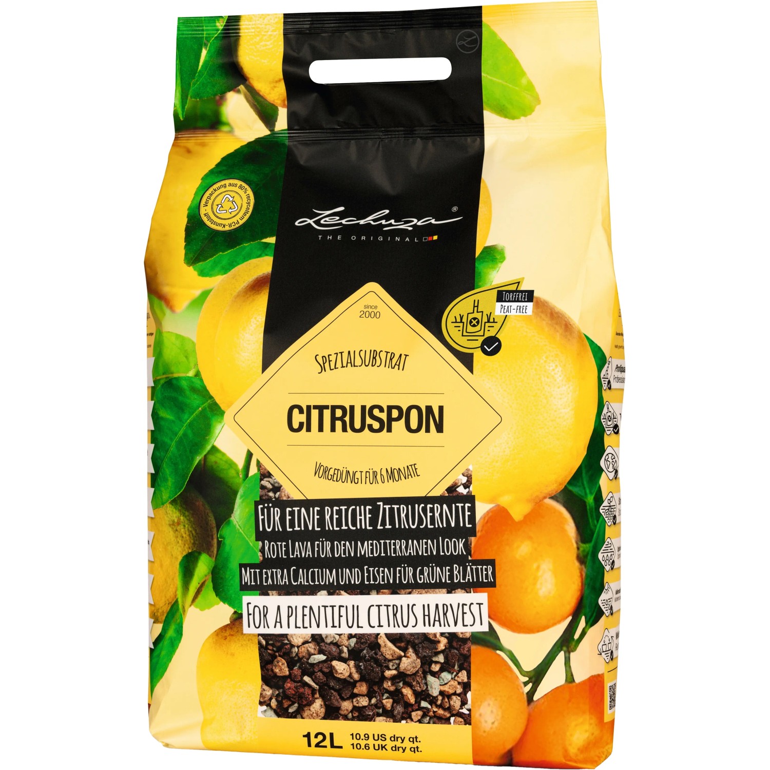 LECHUZA CITRUSPON Speciální substrát pro citrusy 12 l