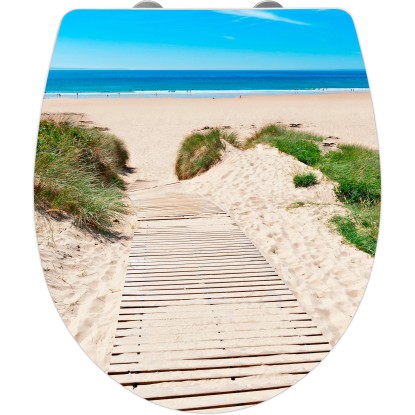 Wenko WC sedátko Düne duroplast s automatickým sklápěním