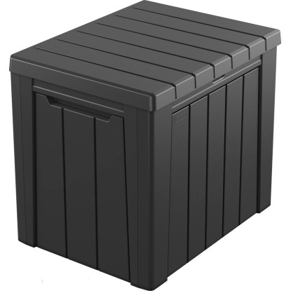 Keter Zahradní úložný box Urban, grafitová, 113 l, 59,6 x 46 x 53 cm