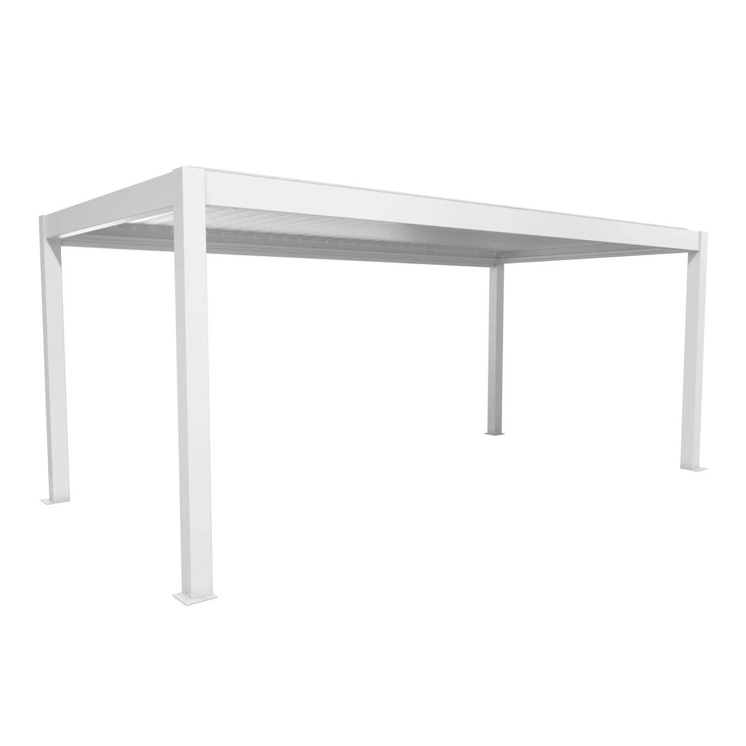 Biohort Pergola 6 x 3 bílá/stříbrná 608 x 312 cm