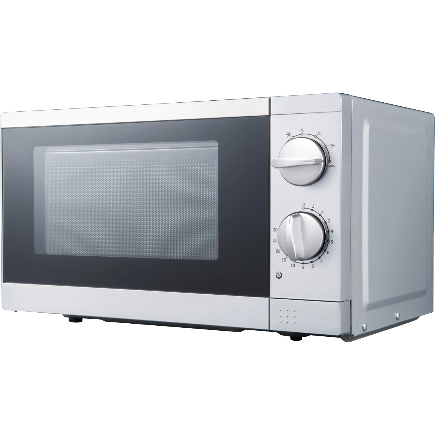 PKM Mikrovlnná trouba MW700-17UB2, stříbrná, 26 x 45 x 31,5 cm