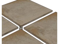 GS Terrassen Spárovací křížky 3 mm, výška 20 mm, hnědobéžová, 40 ks