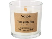 Valpe Svíčka s dřevěným knotem Ylang Ylang & Rose, pr. 10 cm Valpe Svíčka s dřevěným knotem Ylang Ylang & Rose, pr. 10 cm