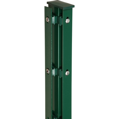 Floraworld Rohový plotový sloupek s krycími lištami zelená 6 x 4 x 120 cm