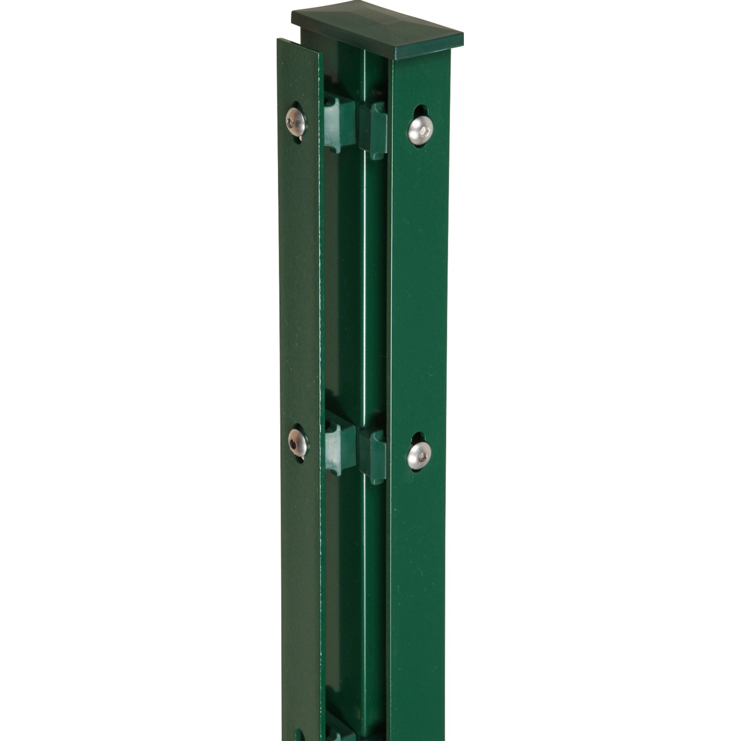 Floraworld Rohový plotový sloupek s krycími lištami zelená 6 x 4 x 140 cm