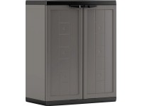 Plastová skříň Jolly, tmavě šedá, 68 x 85 x 39 cm