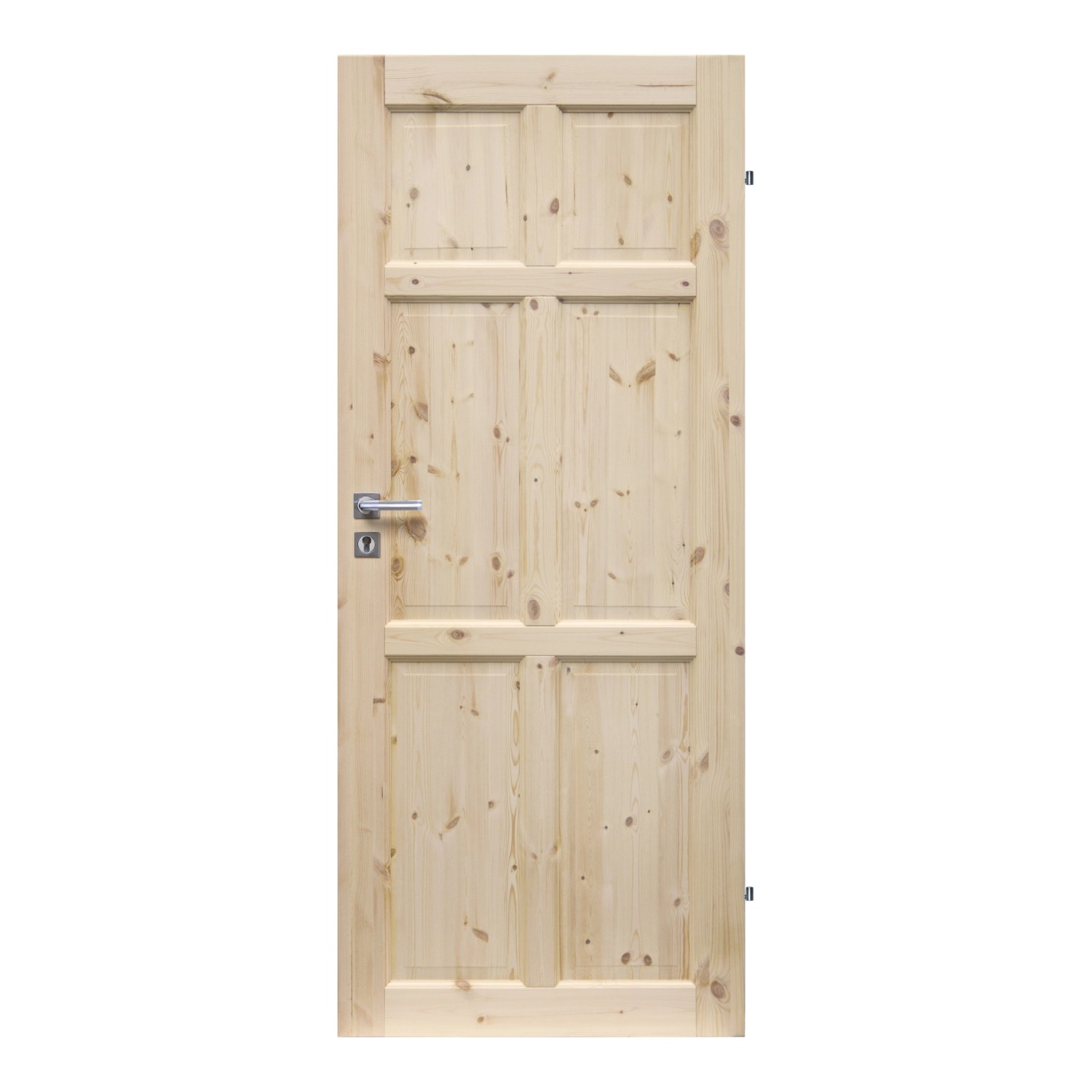 RADEX Falcové interiérové dveře BERGEN plné, borové dřevo, 90 P