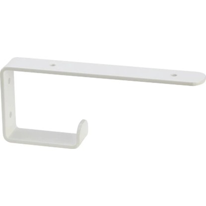 Konzole šatní černá bílá matná 200 mm x 80 mm