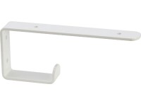 Konzole šatní černá bílá matná 200 mm x 80 mm