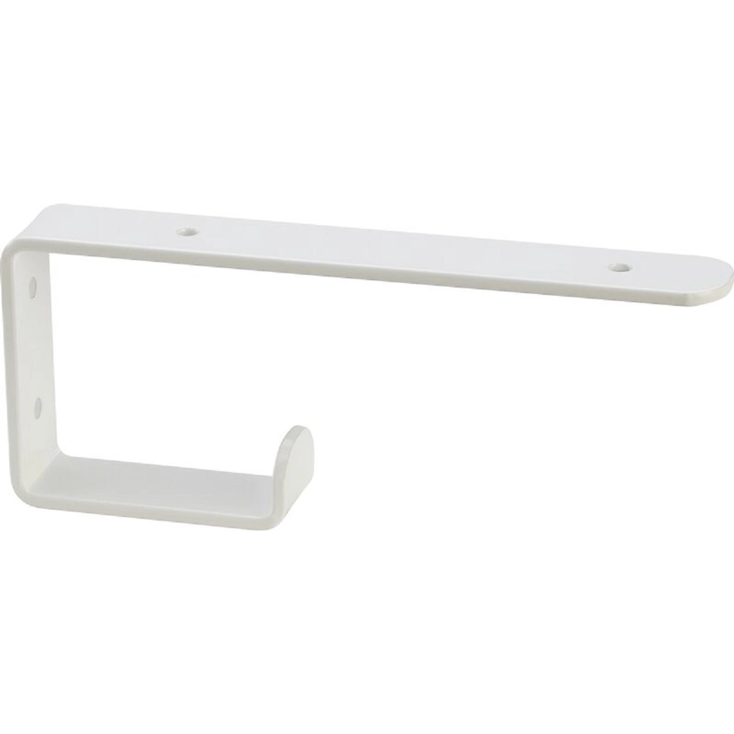 Konzole šatní černá bílá matná 200 mm x 80 mm