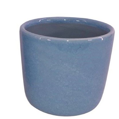 Keramický květináč, pr. 12 x 11 cm modrý