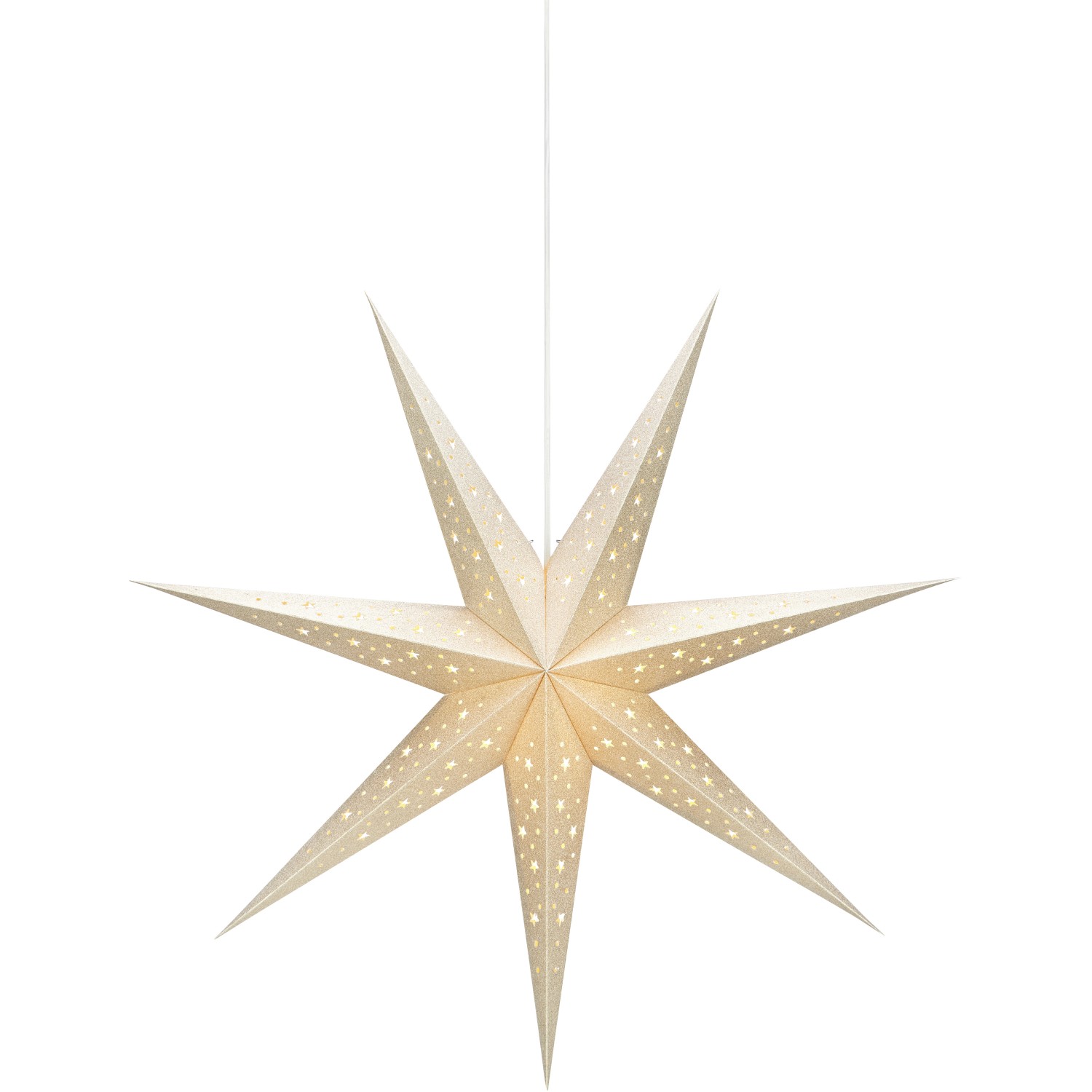 Markslöjd Závěsná hvězda SOLVALLA zlatá E14, max. 25 W, 230 V, 75 x 75 x 17 cm