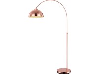 GLOBO Stojací lampa NEWCASTLE, E27, měděná, 92 x 30 x 196 cm