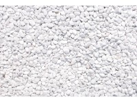 Mramorové okrasné oblázky carrarská bílá 5-12 mm 25 kg PE pytel