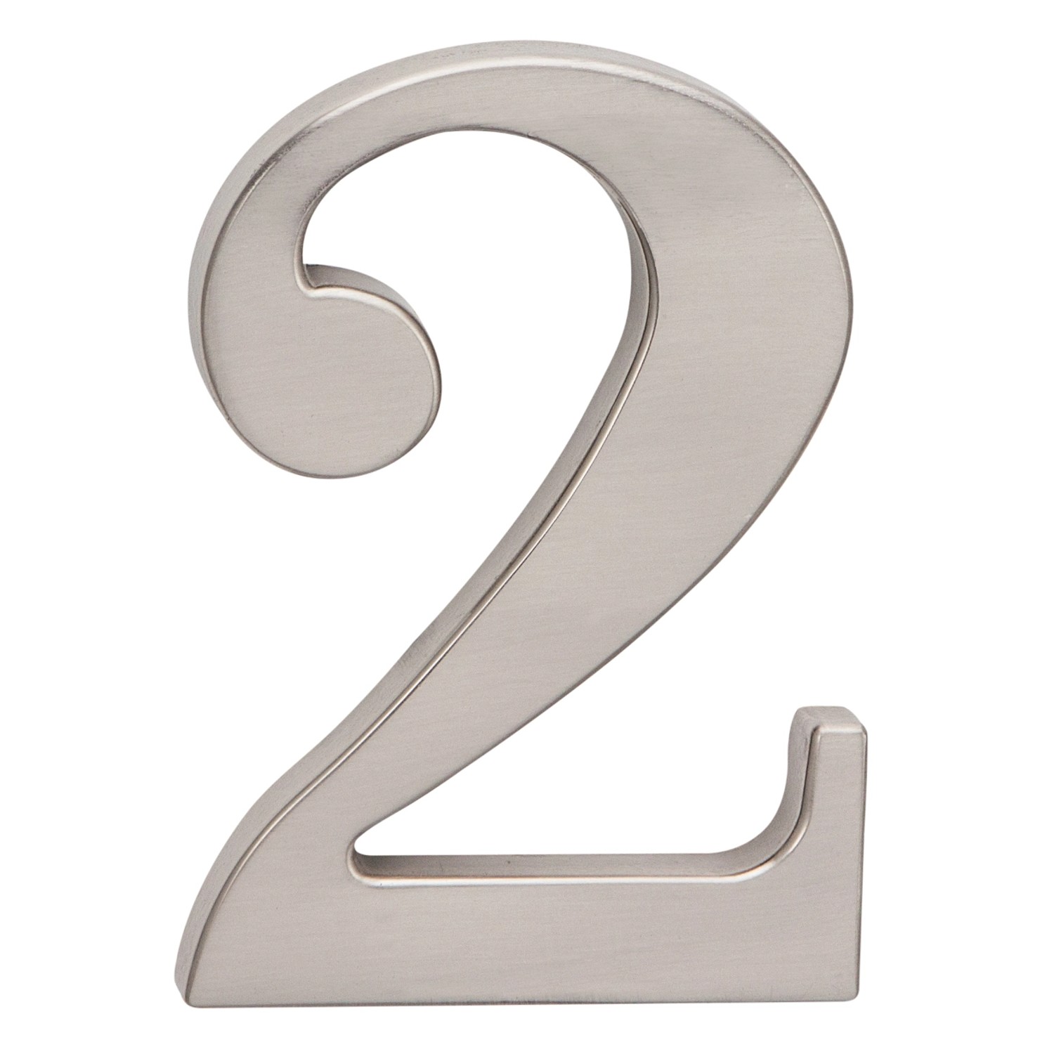 Cislo 3D nikl matny 2