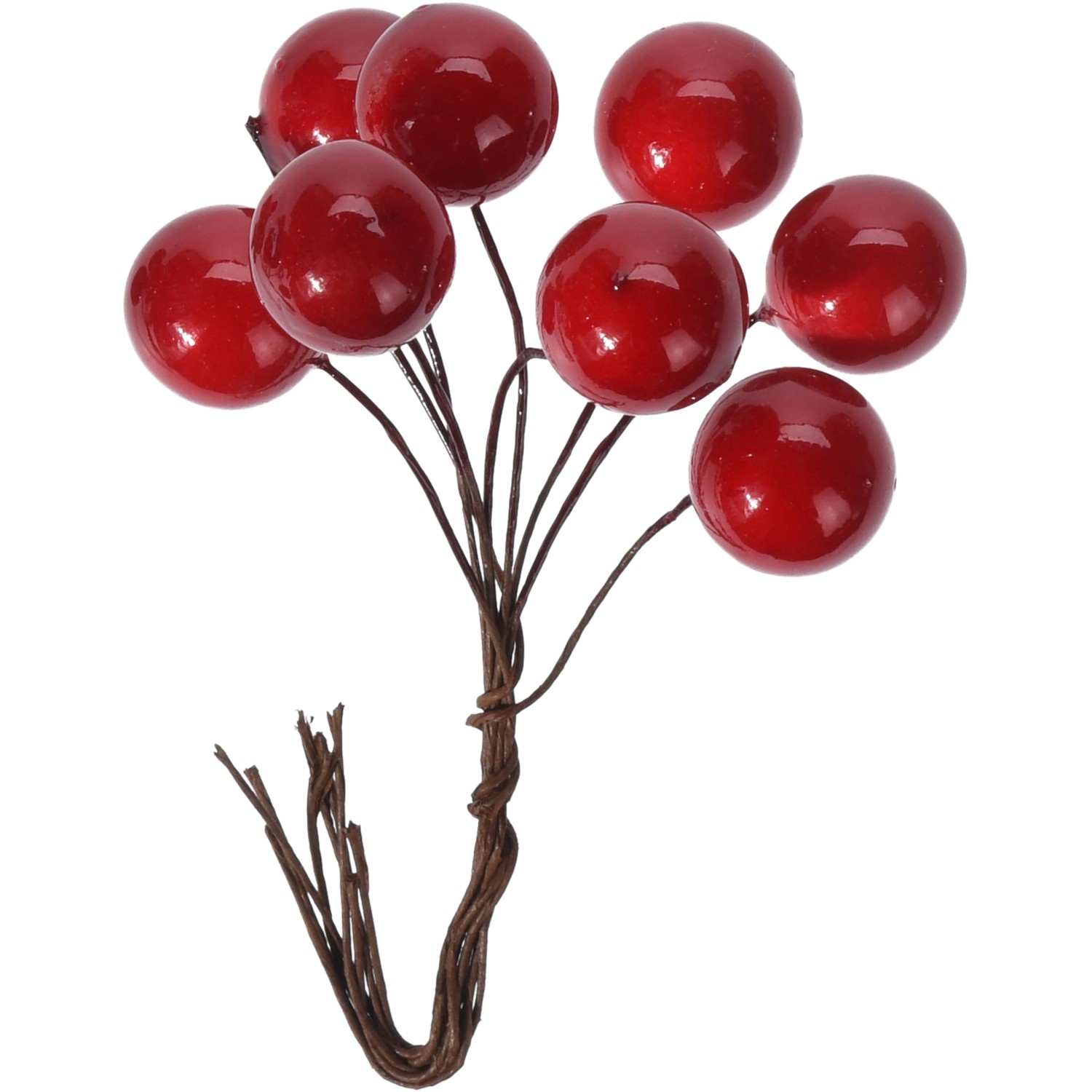 Dekorativní bobule červené sada 3 ks ve 3 provedeních