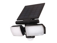 SOLIGHT Solární LED reflektor s pohybovým senzorem, 8 W, 600 lm, černá