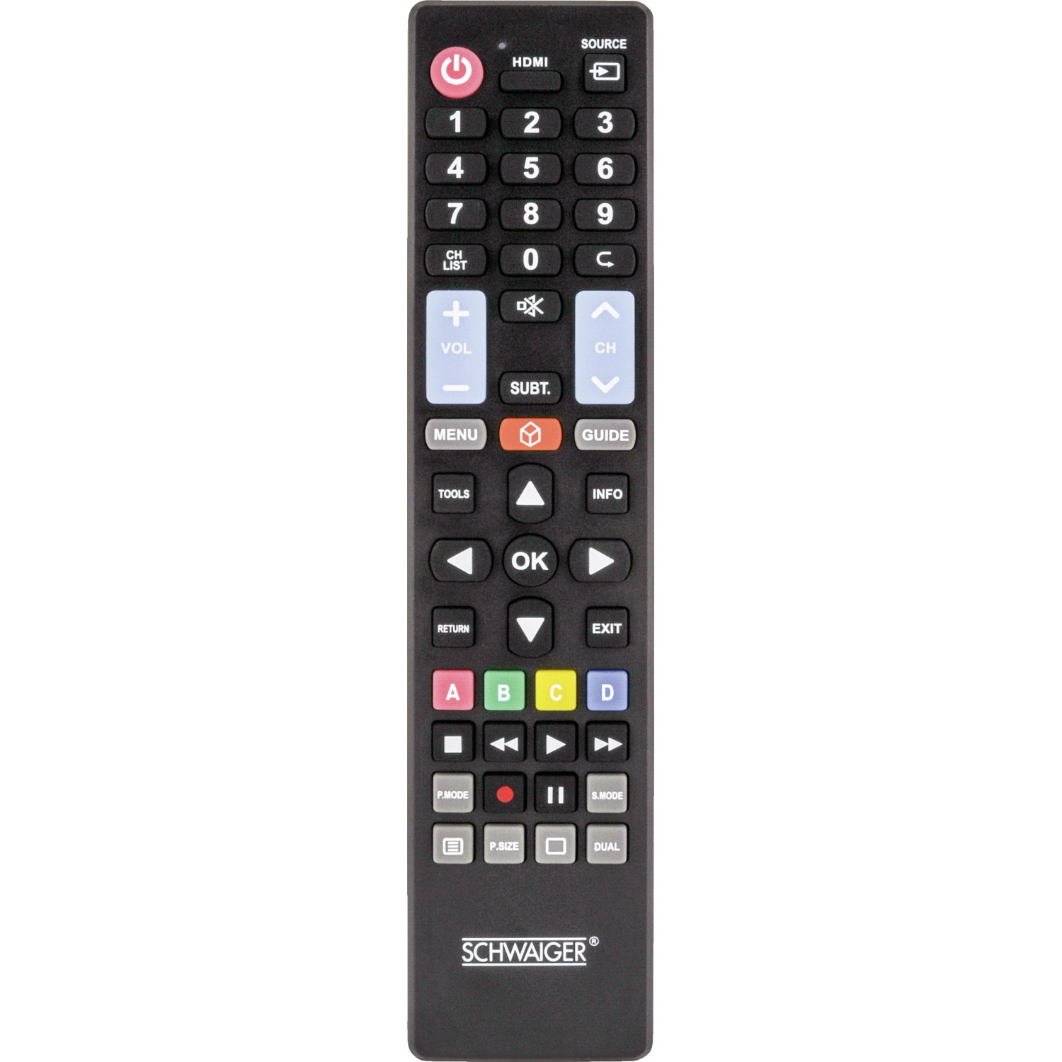 Schwaiger Náhradní univerzální dálkový ovladač pro TV UFB100U 533