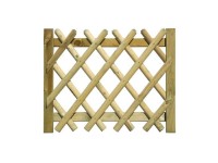 Nízká dřevěná brána plotu Hubertus, 100 x 80 cm