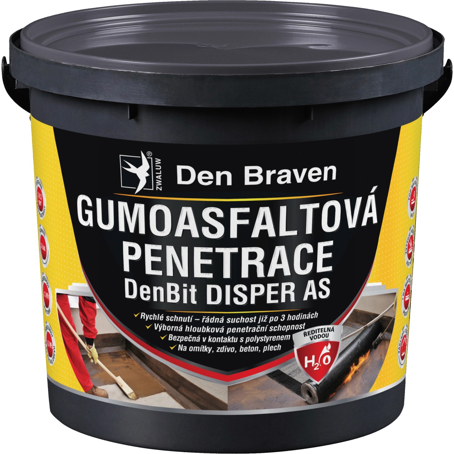 Den Braven Gumoasfaltová penetrace Disper AS 5 kg