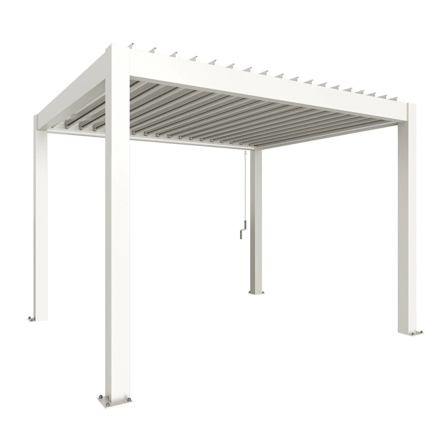 Biohort Pergola 3,5 x 3 bílá 367,5 x 312 cm