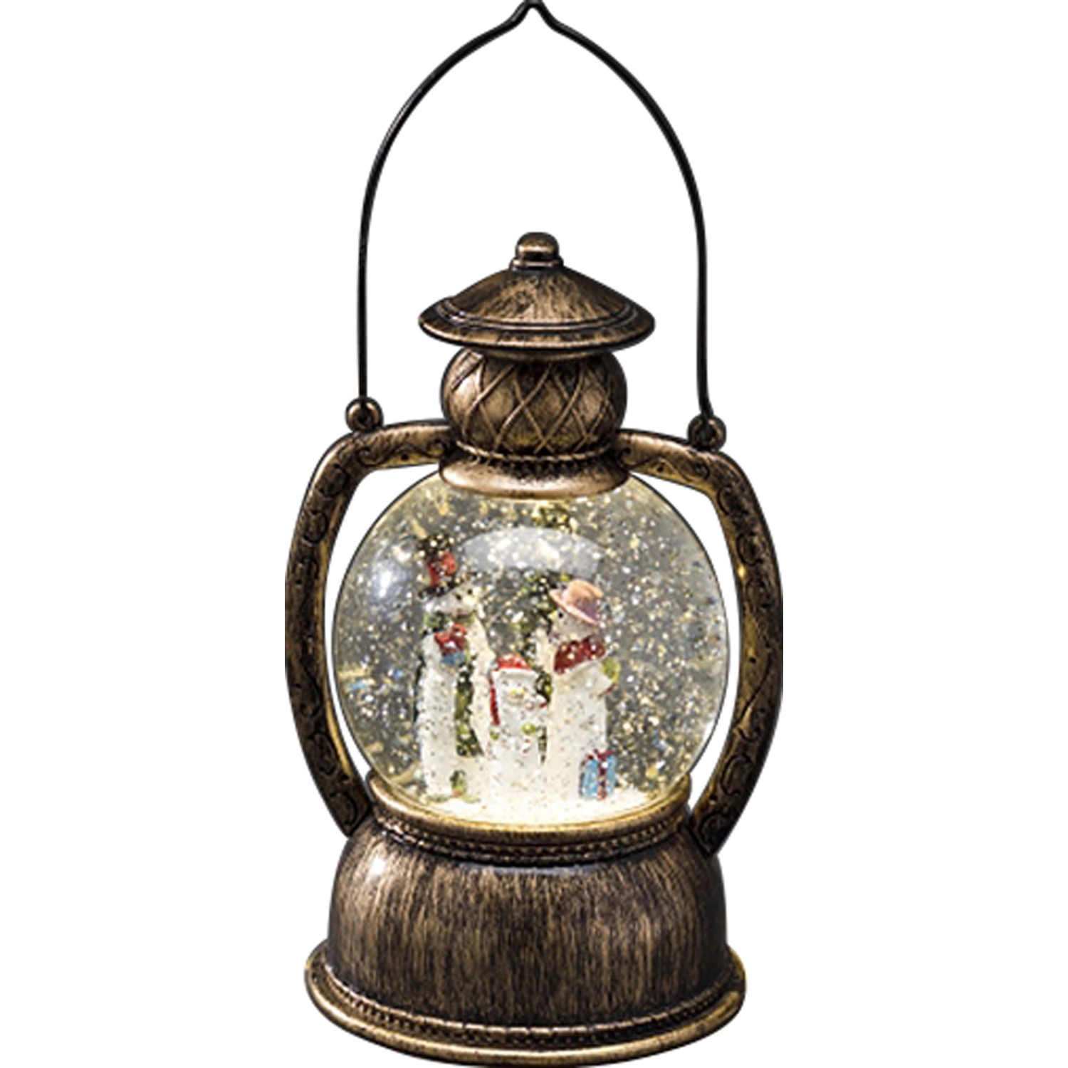 Konstsmide LED kulová lucerna barva teplá bílá sněhuláci