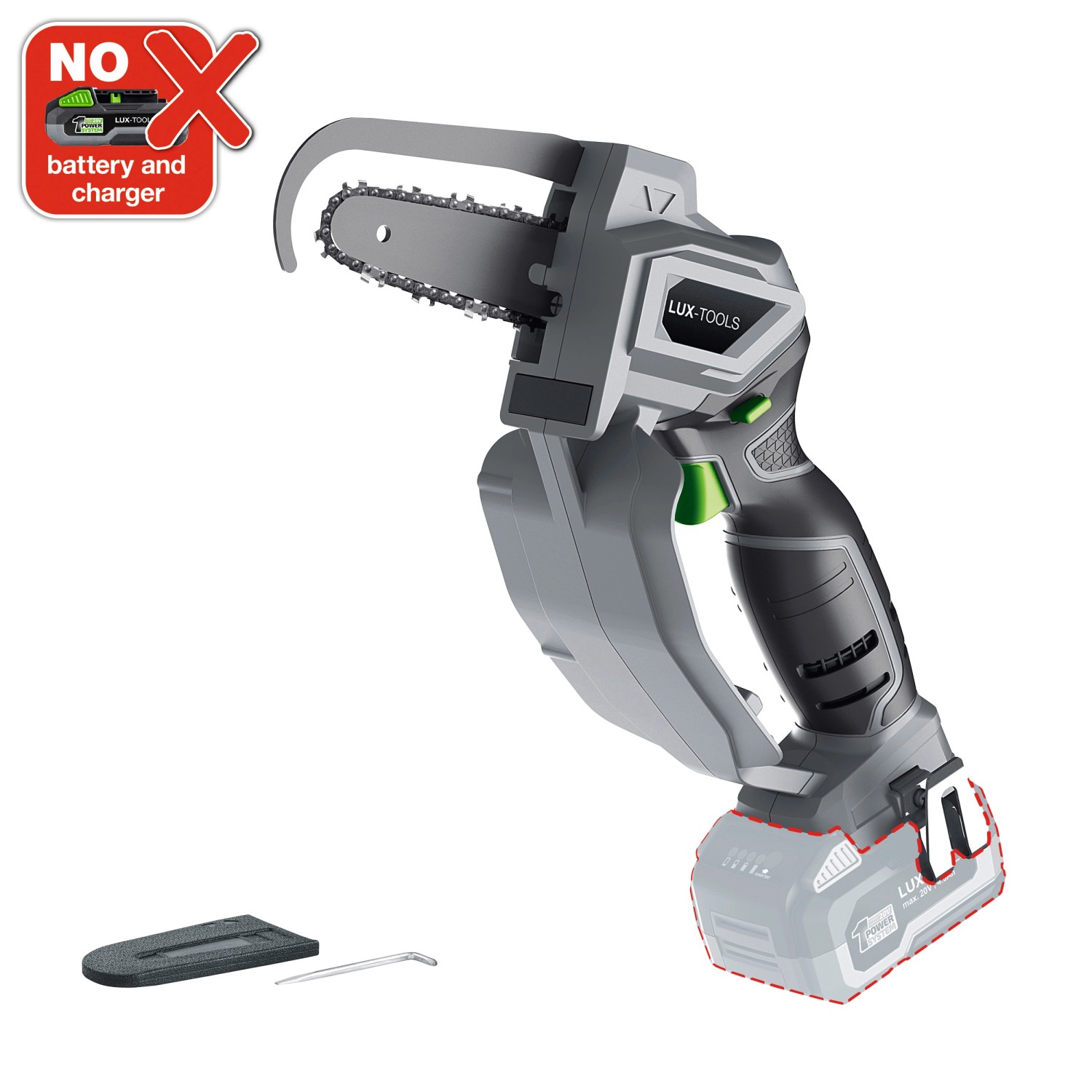 LUX-TOOLS 1 PowerSystem Aku prořezávací pila A-EAS-20/156 Solo