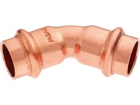 Lisovací oblouk typ II měděný 45°, pr. 15 mm, 1 ks Lisovací oblouk typ II měděný 45°, pr. 15 mm, 1 ks