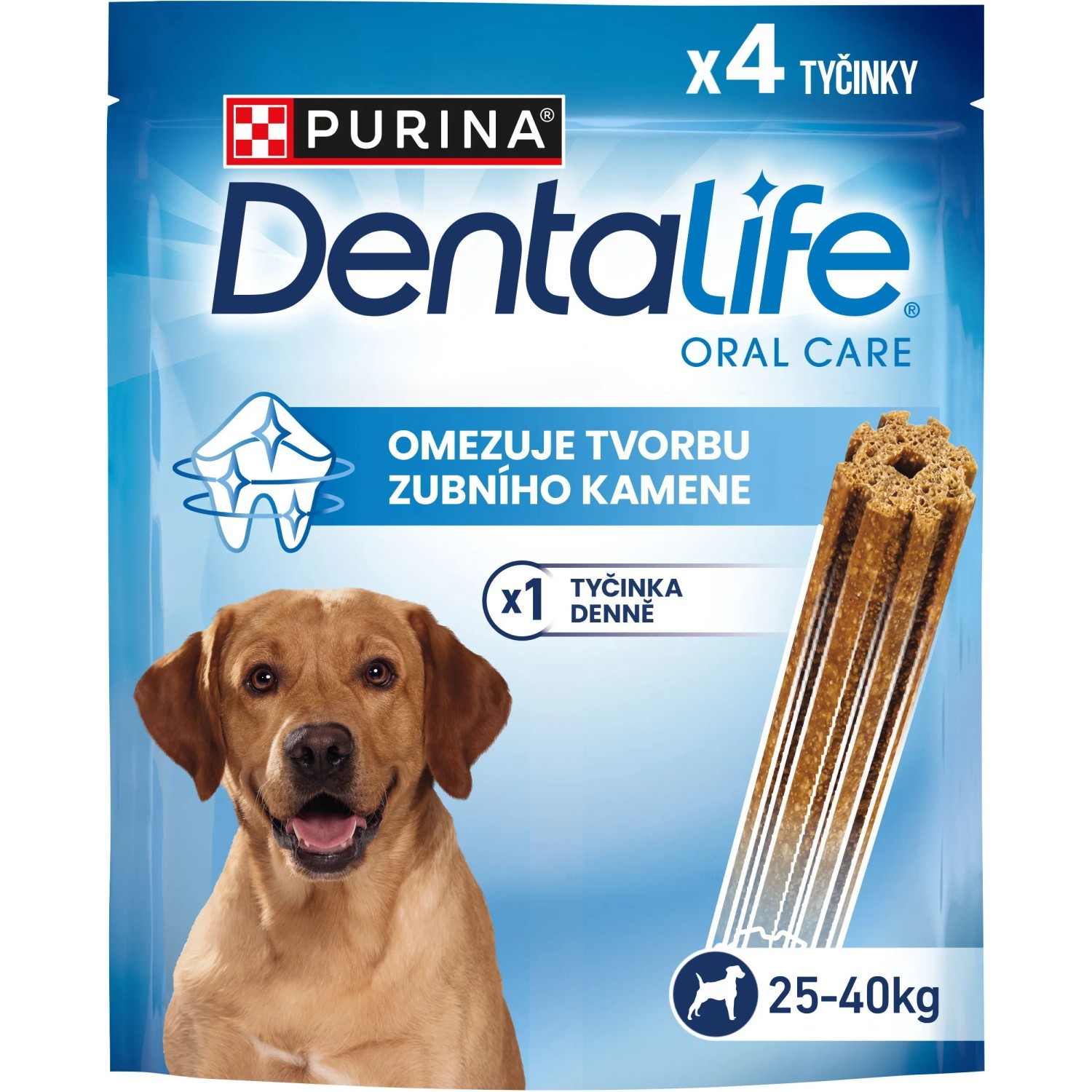 PURINA Dentalife Large Pamlsky pro psy 4 tyčinky (142 g)