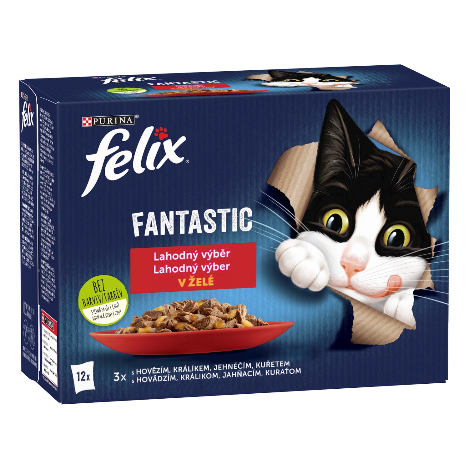Felix cat kaps.-Fant.Multipack masový výběr  12 x 85g
