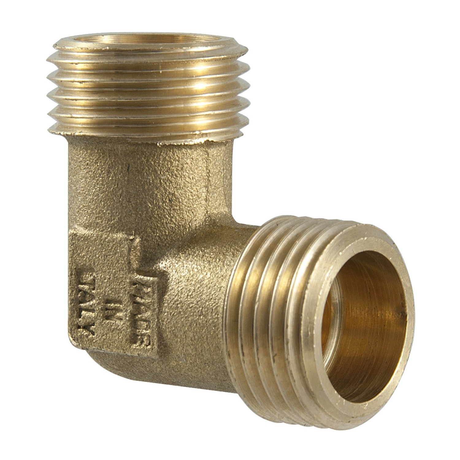 Koleno mosaz 1/2" MM