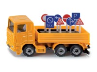 SIKU Kovový model Nákladní vozidlo s dopravními značkami SIKU Kovový model Nákladní vozidlo s dopravními značkami