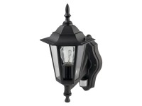 OBI Venkovní svítidlo MOLINELLA SENZOR černé 1xE27 max.60W IP44 36x25cm